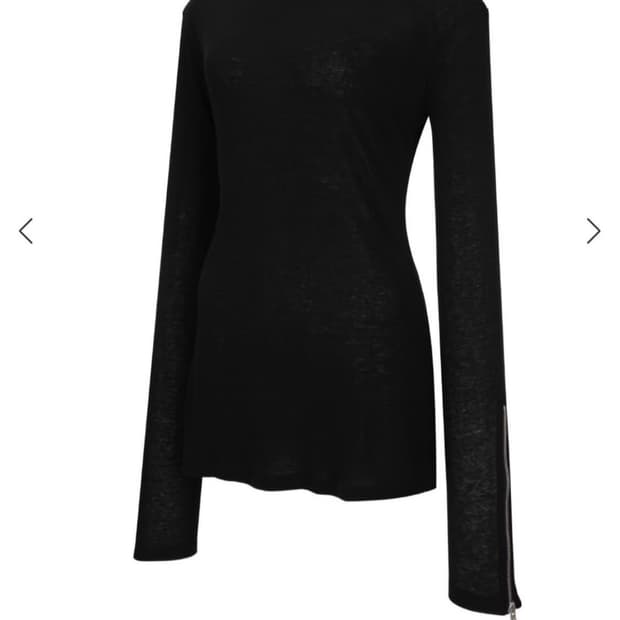 shakingmyhead zipper long sleeve