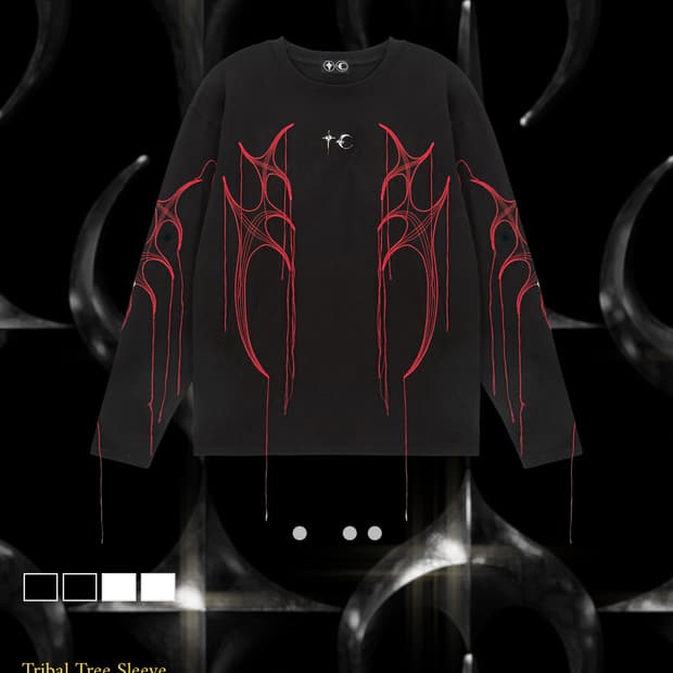 떠그클럽 트라이벌 트리 롱슬리브 3사 새상품