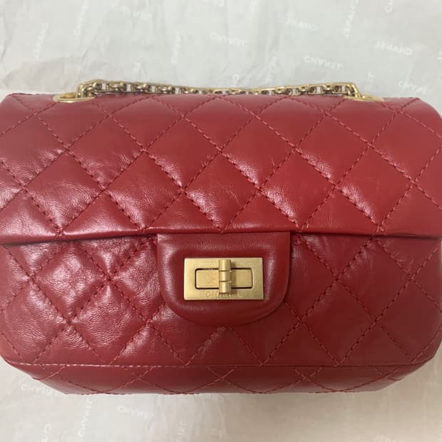 샤넬 빈티지 미니 레드