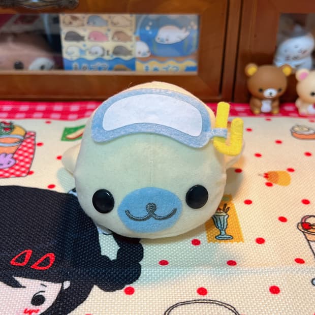 고전 마메고마 잠수부 마메고마 인형