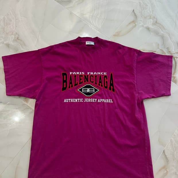 발렌시아가 bb로고 티셔츠 (100-105)