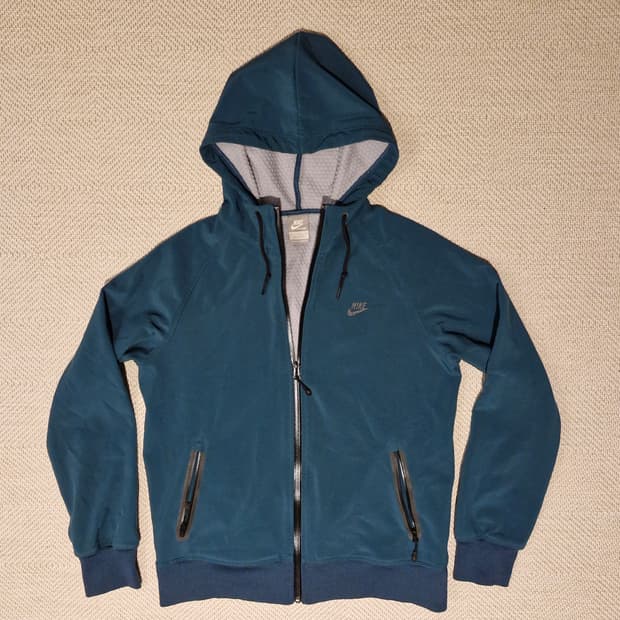 나이키 써멀 기모 후드 집업 M 