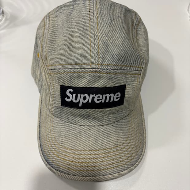 23SS 슈프림 데님 캠프캡 (1회 착용)