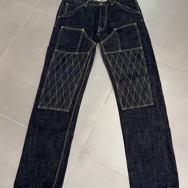 트로피클로딩 1606W 더블니 데님팬츠 32사이즈 팝니다.