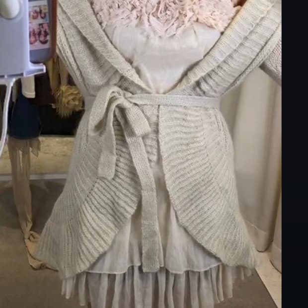 와걸 롱가디건 셋트