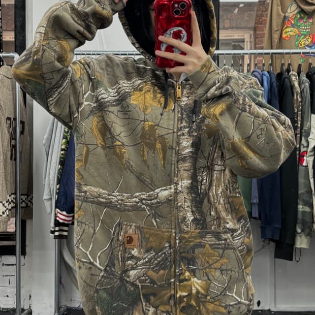 칼하트 리얼트리 후드집업