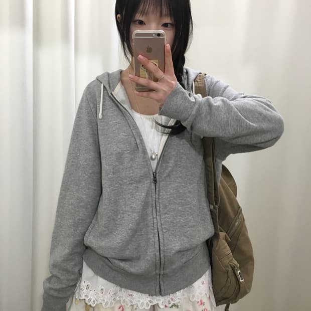 모리걸 데일리 후드집업