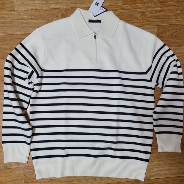 탑텐 남자 반집업 니트 스웨터