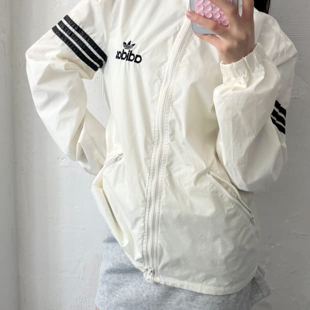 Adidas 80’s 아디다스 올드스쿨 스펠아웃 바람막이 자켓