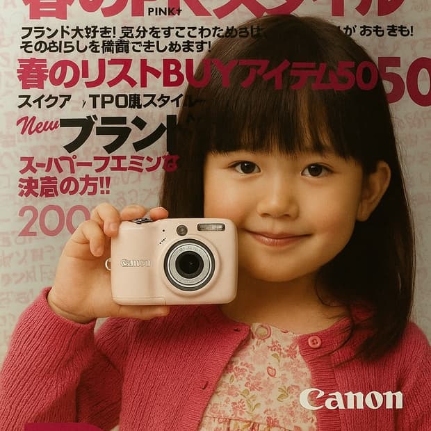 🍓💕 디카감성 레전드! Canon PowerShot E1 (딸기우유
