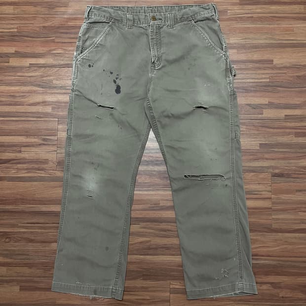 칼하트 싱글니 카펜터 디스 워크팬츠 dfe 다크 커피 36