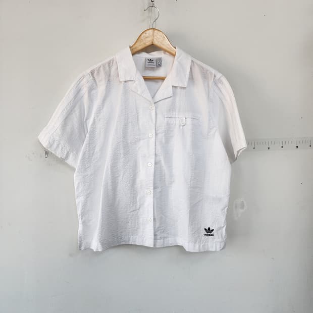 아디다스 반팔 셔츠 화이트
