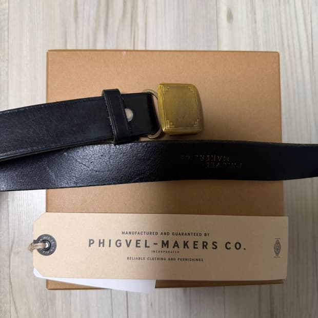 피그벨 히콕 벨트 블랙 브레스 1사이즈 phigvel