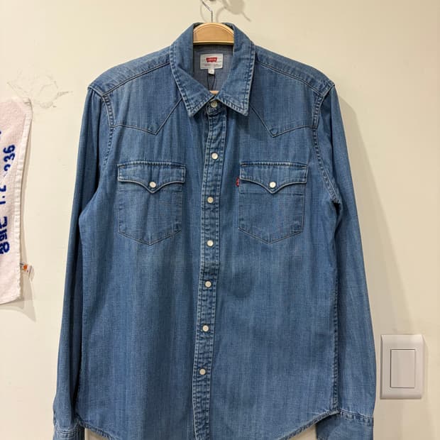 206. 리바이스 데님셔츠 청셔츠