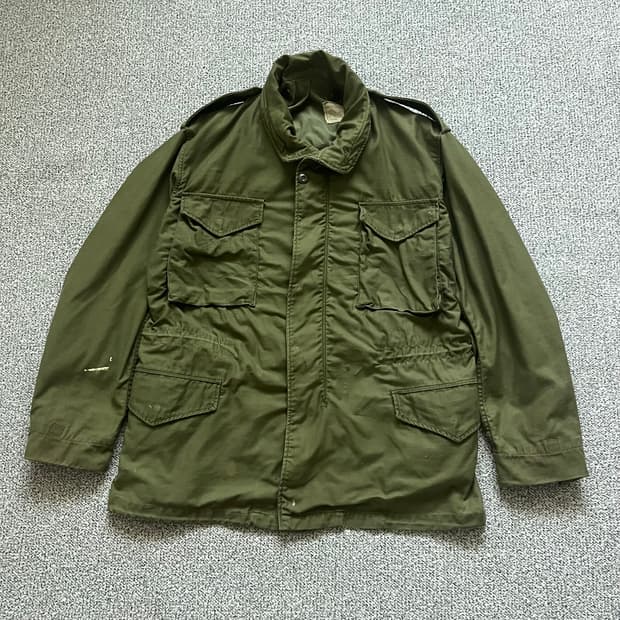1967 USA 오리지널 M-65 필드 자켓 2세대 M-R