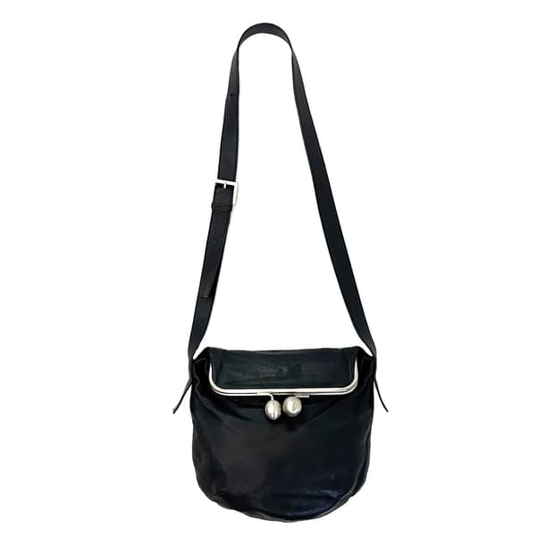 KawaKawa  KissLock Leather Bag/ L