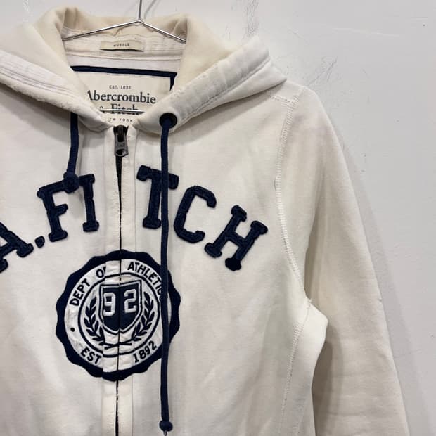 아베크롬비 앤 피치 머슬핏 빈티지 후드집업