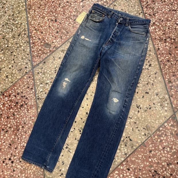 90s 리바이스 501 셀비지 데님 (32X32)