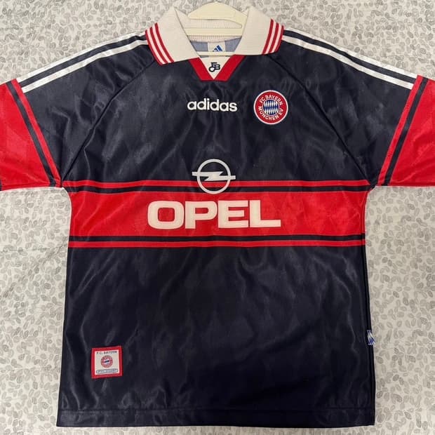 보다폰 뮌헨 올드 레트로 축구 저지