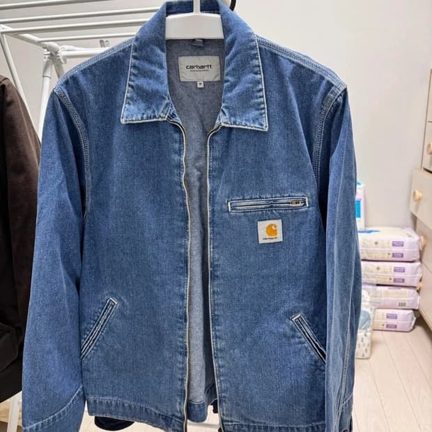칼하트 WIP 디트로이트 데님 자켓 M