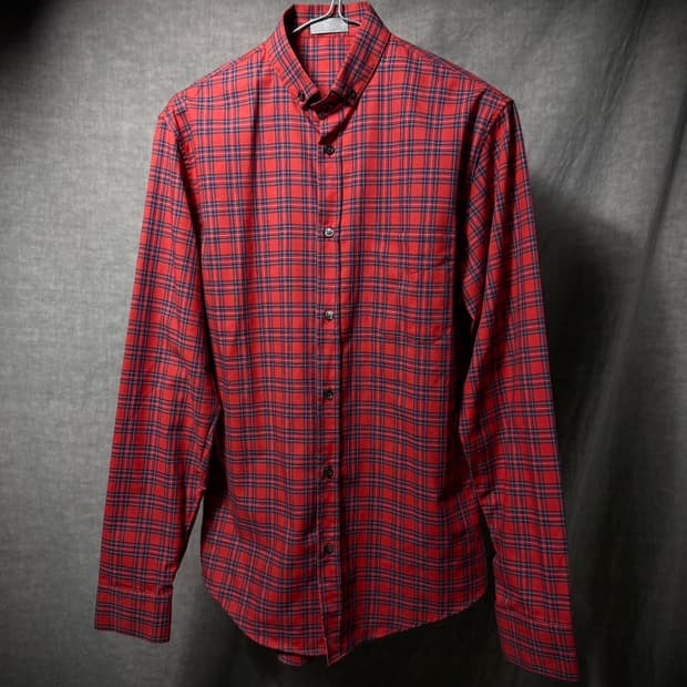 Dior Homme 2006SS Tartan Check Shirt