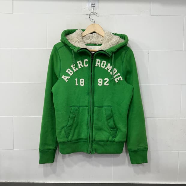 아베크롬비 말차 울프죠 후드집업