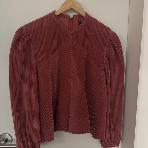 이자벨마랑 코듀로이 블라우스 