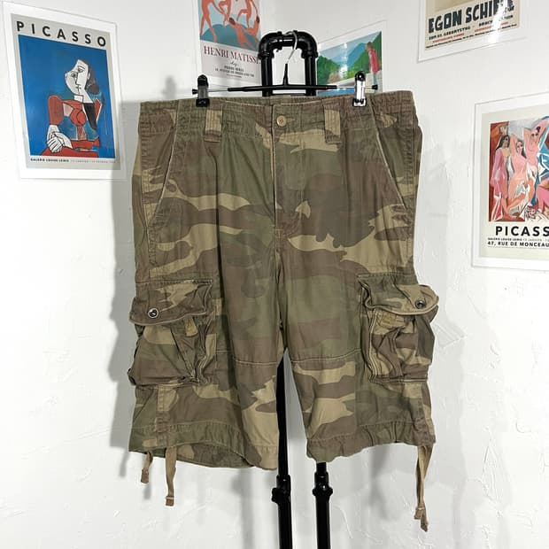 밀리터리 카모 카고팬츠