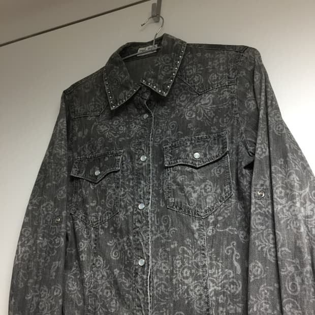 flower pattern western shirts