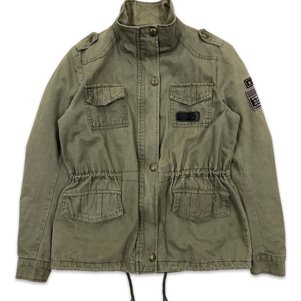 빈티지 TRES BIEN 카키 밀리터리 야상 자켓