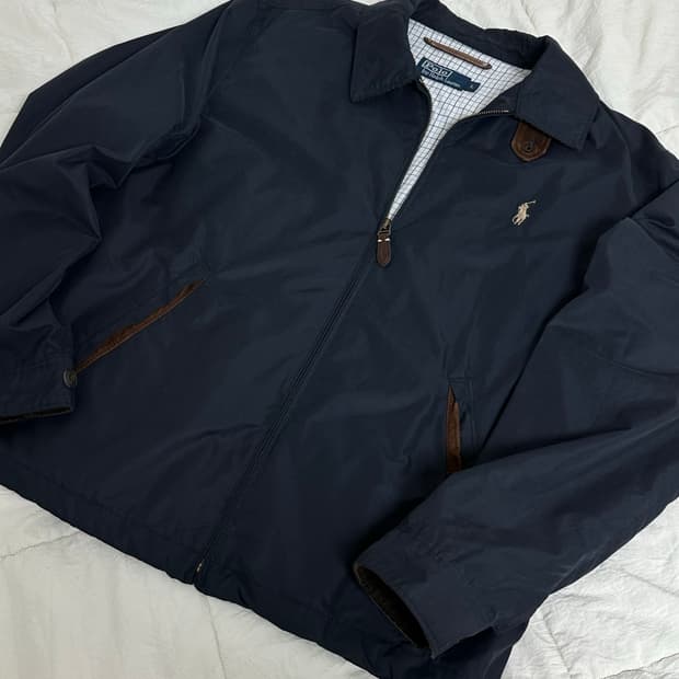 폴로 스윙탑 집업 네이비 미라지