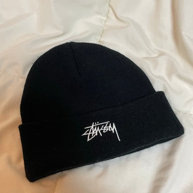 스투시 스탁 커프 비니