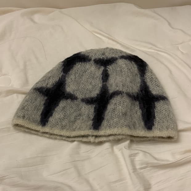 코스트 퍼 킬로 CROSS ANGORA BEANIE IVORY