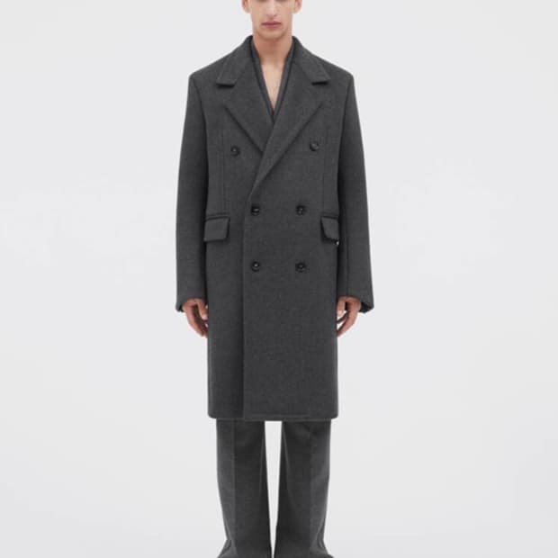 [새상품] 보테가베네타 더블 페이스 울 코트 (50사이즈)