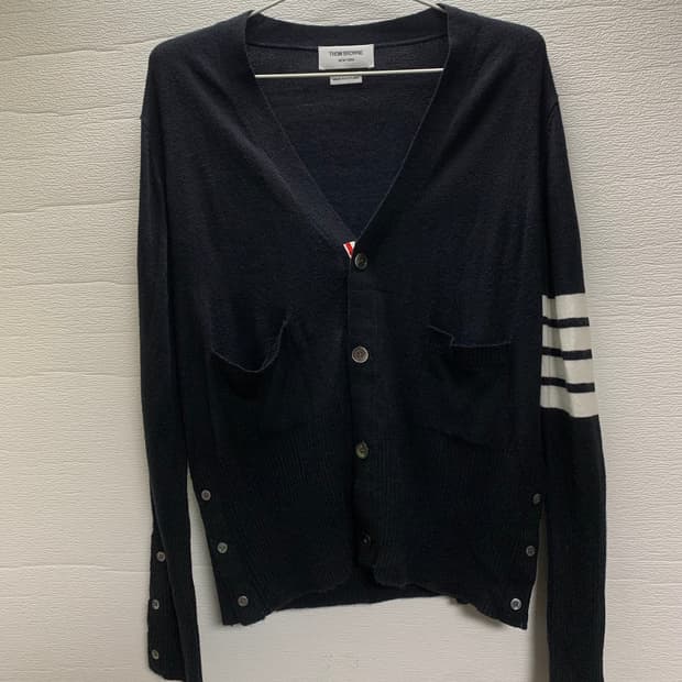 톰브라운 네이비 가디건 사이즈 2