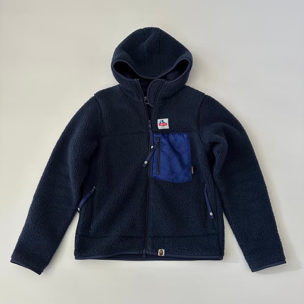 베이프 bape 후드 집업 후리스