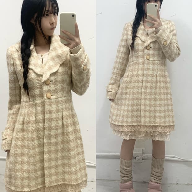 [LD PRIME] 히메갸루 레이스 핑크 코트