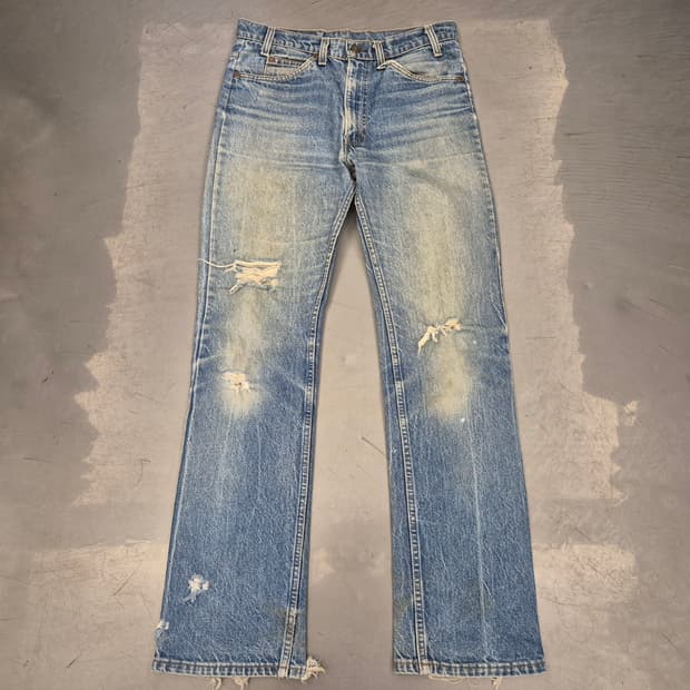 80s 리바이스 517 오렌지탭 데님 팬츠