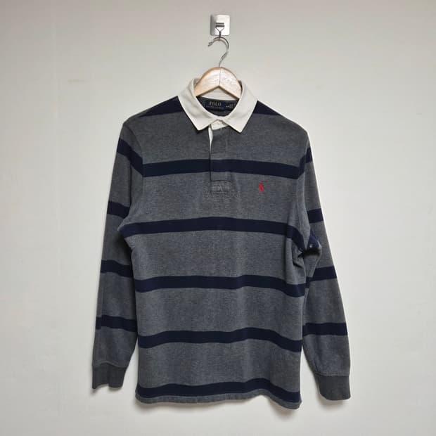 폴로Polo 럭비 카라 티셔츠 M사이즈 - T30