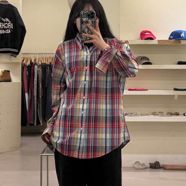 폴로 랄프로렌 체크패턴 셔츠 U1496