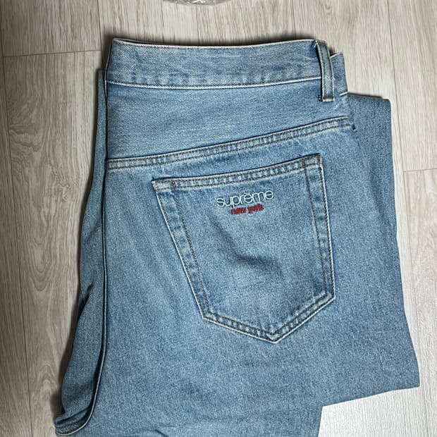 슈프림 배기진 연청 32