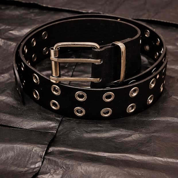 빈티지 리벳 벨트