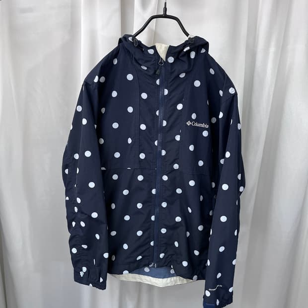 columbia dot pattern jacket 