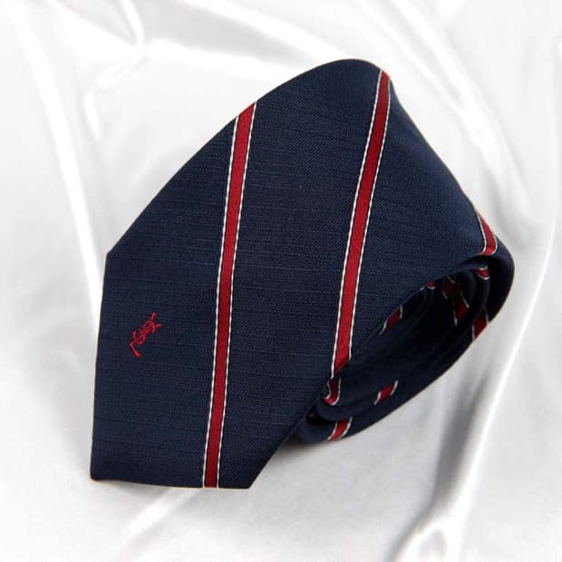 입생로랑 7.5cm A등급 폭수선 남자 명품 넥타이