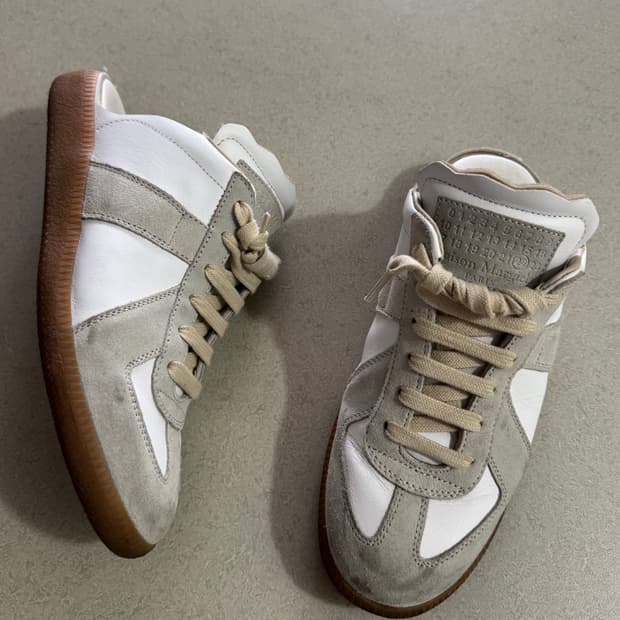 메종 마르지엘라 독일군 레플리카 스니커즈 뮬