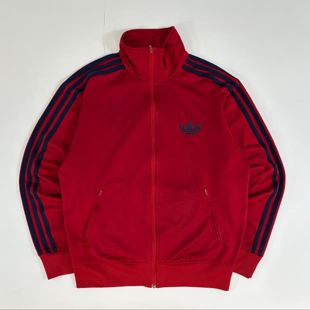 Adidas 아디다스 버건디 네이비 트랙탑 져지 L