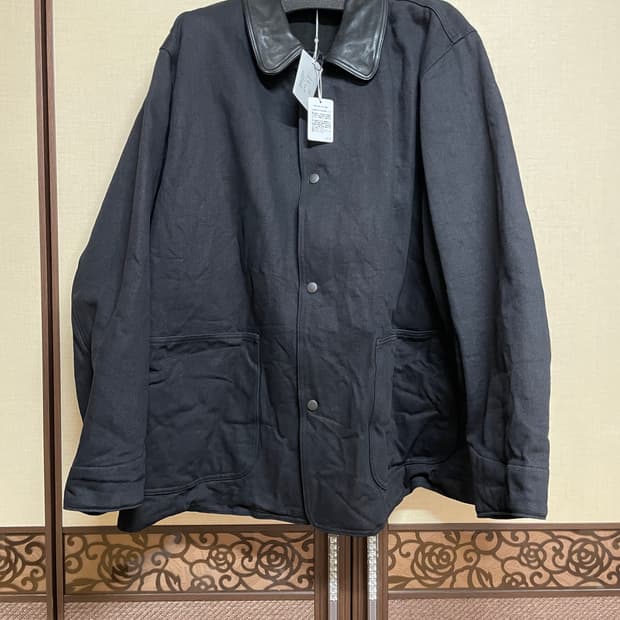 [3] 코모리 25aw 데님 레더 워크 자켓