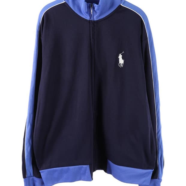 폴로 랄프로렌 네이비/블루 트랙 자켓