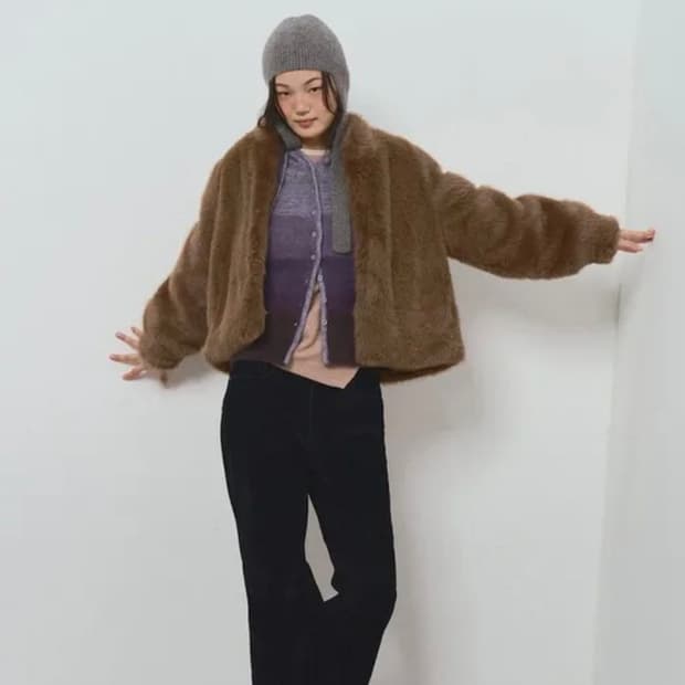 퍼 블루종 자켓