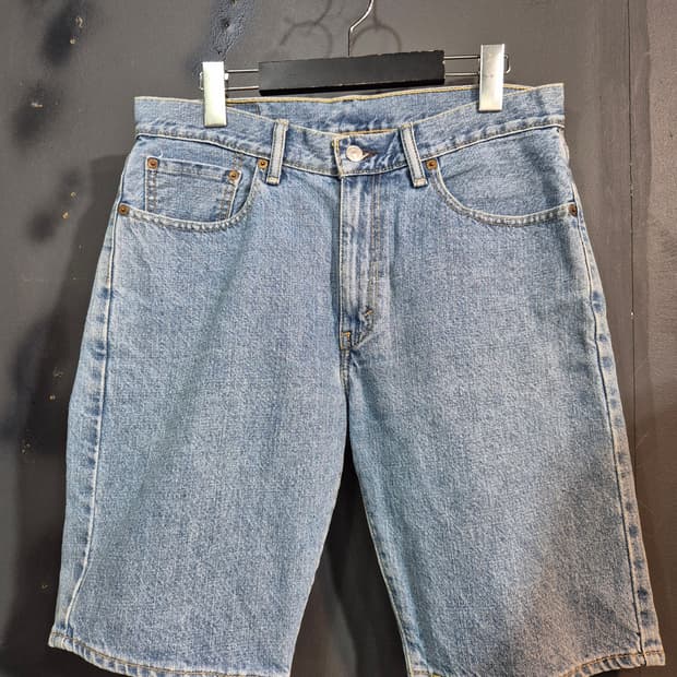 리바이스 505 데님 반바지 W32 L
